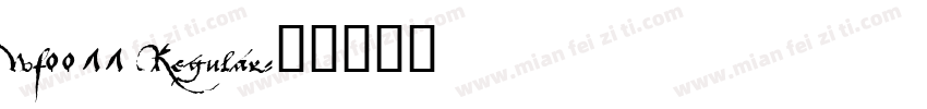 wf0077 Regular字体转换